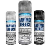 Classic Signature - Hammered Effect Spray Paint 400ml, Use for Interior & Exterior Aerosol for Metal, Wood, Plastic (1 x Pack, Grey)