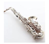 Classic Silver Alto Saxophone E Flat French Craft One-to-one Structural Instrument Hand Carved Pattern Alto Sax Saxophone for Student