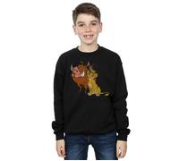 Classic Simba Timon & Pumba Sweatshirt The Lion King Black 12-13 Years