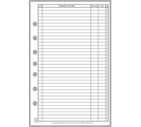 Classic Size to Do List Planner Insert, Sized and Punched with 7 Holes for Franklin Covey Classic Notebook (5.5" x 8.5")