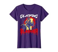 Classic Slasher Killer T-Shirt, Women, Purple, Small