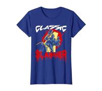 Classic Slasher Killer T-Shirt, Women, Royal Blue, Medium