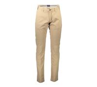 Classic Slim Fit Beige Cotton Jeans - male - Gant - Chinos - Beige - W30 L34 - Trousers W30 L34