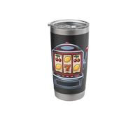 Classic Slot Machine Lucky Seven Design Stainless Steel Insulated Tumbler