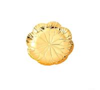 Classic Snack Display Plate 20cm For Tea Time(Gold 10cm)