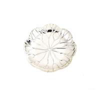 Classic Snack Display Plate 20cm For Tea Time(Silver 20cm)