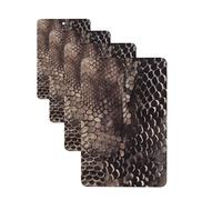 Classic Snake Skin Car Air Freshener Cards for Women Men 4 Pack Cute Car Accessories Long Lasting Scent Car Diffuser Hanging Auto Aromatherapy Tablets Car Fresheners Gifts