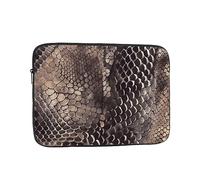 Classic Snake Skin Laptop Case 13 inch, Shockproof Protective Computer Sleeve Cover Water Resistant Laptop Bag Carrying Tablet Cover Briefcase Handbags Gifts for Men Women