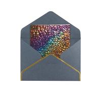 Classic Snake Skin Print Greeting Card Paper, Half Fold To Cards For Birthday, Wedding, Party.