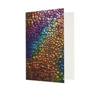 Classic Snake Skin Print Greeting Card Paper, Half Fold To Cards For Birthday, Wedding, Party.