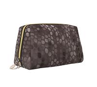 Classic Snake Skin Print Makeup Bag Portable Versatile Toiletry Bag Large Capacity Cosmetic Bag for Women