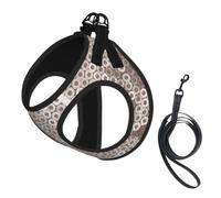 Classic Snake Skin Print Reflective No Choke Pet Vest Harness,Adjustable Soft Padded Dog Harness With Easy Control Handle