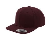 Classic Snapback Cap Flexfit Maroon One Size