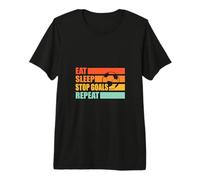 Classic Soccer Player Goalie Stop Goals Premium T-Shirt