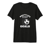 Classic Soccer Player Life Without Goals Premium T-Shirt