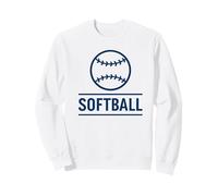Classic Softball Design Simple Game Day Vibes Sweatshirt