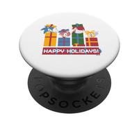 Classic Sonic Christmas Collection - Holiday Artwork PopSockets Adhesive PopGrip