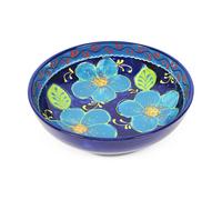 Verano Spanish Ceramics Classic Spanish - 26Cm Bowl - Blue Flower, Multi