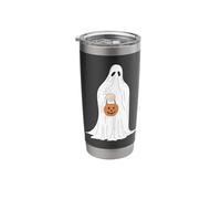Classic Spooky Ghost Halloween Design Stainless Steel Insulated Tumbler