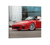 Classic Sports Car Poster 911 930 Turbo S Red Racing Car Decorative Painting Canvas Modern Art Picture 28x28inch(70x70cm)
