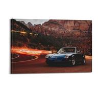 Classic Sports Car Poster 911 Singer Vintage Luxury Supercar Decorative Painting Canvas Modern Art Picture 20x30inch(50x75cm)