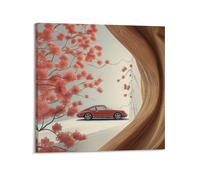 Classic Sports Car Poster Wood 911 901 Supercar Inspiration Decorative Painting Canvas Modern Art Picture 16x16inch(40x40cm)