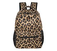Classic Spot Brown Large School Laptop Backpack Bag, Classic Spot Brown, M, Casual