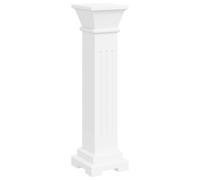 Vidaxl Classic Square Pillar Plant Stand Mdf