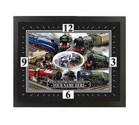 Classic Steam Locomotive Train Iconic Personalised Wall Clock