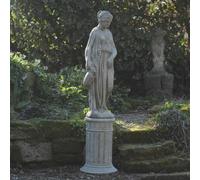 Classic Stone Cast Woman statue with a Jug of Water