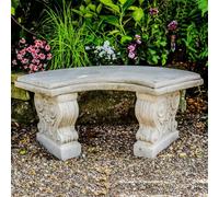 Classic Stone Garden Bench Loveseat