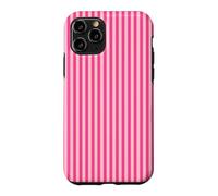 Classic Striped Light Pink and Hot Pink Classic Lines vibes Case for iPhone 11 Pro