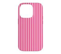 Classic Striped Light Pink and Hot Pink Classic Lines vibes Case for iPhone 14 Pro