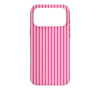 Classic Striped Light Pink and Hot Pink Classic Lines vibes Case for iPhone 17 Pro Max