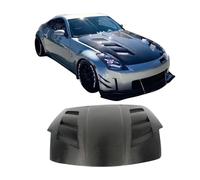 Classic Style Carbon Fiber Fibre Front Engine Bonnet Hood Compatible For Nissan 350Z Z33 07 Up