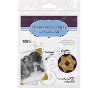 Classic Style Paper Photo Corners .5" Self Adhesive 108/Pkg-Gold