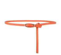 Classic Style Women's Belts Fashionable Knot-tying Thin Belts Universal for Four Seasons (Orange)