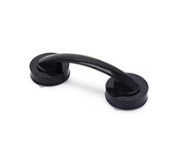 Classic Suction Cup Handrail, Black Suction Bathroom Grab Rails Safety Suction Cup Shower Door Non-Slip Vacuum Handle for Shower Drawer Room Window Cabinet Door (19 x 6.5 x 5cm)