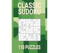 Classic Sudoku Puzzle Book: Large Print, Medium Difficulty Sudoku Puzzle Book for Adults and Seniors | 110 Classic Brain Training Puzzles | Easy to ... Relaxation and Mental Exercise (Sudoku Rise)