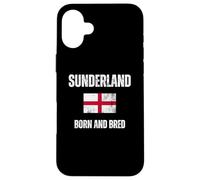 Classic Sunderland Born And Bred England Flag Men Women Kids Case for iPhone 16 Plus