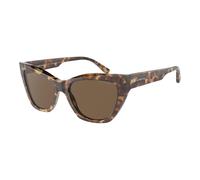 Classic Sunglasses in Shiny Havana - female - Emporio Armani - Sunglasses - Brown - 54 MM - Accessories 54 MM