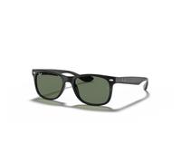 Ray - Ban RJ9052S JUNIOR NEW WAYFARER 100/71 Kid Sunglasses Injected Black Green Squared Normal