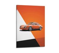 Classic Supercar Poster for 911 RS 1973 Retro Racing Car Sports Car Decorative Painting Canvas Modern Art Picture 16x24inch(40x60cm)