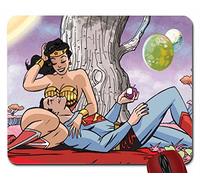 Classic Superman and Wonder Woman wallpaper mouse pad computer mousepad