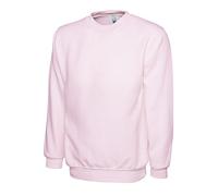 Uneek UC203 Classic Sweatshirt 300GSM Pink 4XL Colour: Pink, Size: 4XL 4XL