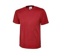 Uneek UC301 Classic T-Shirt Red M Colour: Red, Size: M M