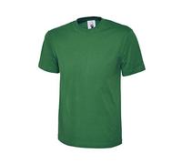 Uneek UC301 Classic T-Shirt Bottle Green XL Colour: Green, Size: XL XL