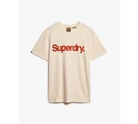 Superdry Classic Core Logo Shadow Short Sleeve T-shirt Beige 2XL Men