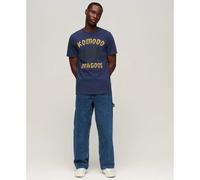 Superdry Vintage Classic Dragon Short Sleeve T-shirt Blue L Men