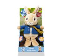 Classic Talking Rabbit Plush Toy, Interactive Stuffed Animal, Squeeze Tummy for 5 Phrases, Timeless Kids Collectible Toy